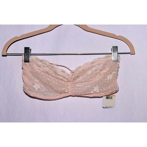 Free People Essential Lace Bralette Nude Pink A209